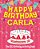 Happy Birthday Carla - The Big Birthday Activity Book: (Personalized Children's Activity Book)-.. - Imagem 1