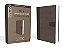 Niv, Super Giant Print Reference Bible, Giant Print, Imitation Leather, Gray, Red Letter Edition-.. - Imagem 1