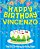 Happy Birthday Vincenzo - The Big Birthday Activity Book: Personalized Children's Activity Book-.. - Imagem 1