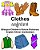 English-Khmer (Cambodian) Clothes Bilingual Children's Picture Dictionary-.. - Imagem 1