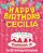 Happy Birthday Cecilia - The Big Birthday Activity Book: (Personalized Children's Activity Book)-.. - Imagem 1