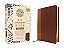 Niv Application Bible, Large Print, Leathersoft, Brown, Red Letter, Comfort Print: Bringing The Ancient Message Of The Bible Into Your World-.. - Imagem 1