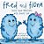 Fred And Fiona: Fuzzy Blue Monsters With Finicky Fur-.. - Imagem 1