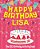 Happy Birthday Lisa - The Big Birthday Activity Book: (Personalized Children's Activity Book)-.. - Imagem 1