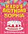Happy Birthday Sophia - The Big Birthday Activity Book: (Personalized Children's Activity Book)-.. - Imagem 1
