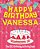 Happy Birthday Vanessa - The Big Birthday Activity Book: (Personalized Children's Activity Book)-.. - Imagem 1