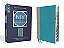 Niv Study Bible, Fully Revised Edition, Leathersoft, Teal/Gray, Red Letter, Thumb Indexed, Comfort Print-.. - Imagem 1