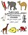 English-Arabic Bilingual Children's Picture Dictionary Of Animals-.. - Imagem 1