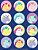 Unicorn Sticker Album For Girls: 100 Plus Pages For Permanent Sticker Collection, Activity Book For Girls, Blue - 8.5 By 11-.. - Imagem 1