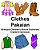 English-Indonesian Clothes/Pakaian Bilingual Children's Picture Dictionary-.. - Imagem 1