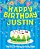 Happy Birthday Justin - The Big Birthday Activity Book: (Personalized Children's Activity Book)-.. - Imagem 1
