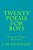 Twenty Poems For Boys: Poetry That Rhymes-.. - Imagem 1