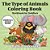 The Type Of Animals Coloring Book - Workbook For Toddlers Children's Animal Books-.. - Imagem 1
