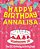 Happy Birthday Annalisa - The Big Birthday Activity Book: Personalized Children's Activity Book-.. - Imagem 1