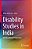 Disability Studies In India: Interdisciplinary Perspectives-.. - Imagem 1