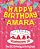Happy Birthday Amara - The Big Birthday Activity Book: Personalized Children's Activity Book-.. - Imagem 1