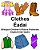 English-Irish Gaelic Clothes/Éadaí Bilingual Children's Picture Dictionary-.. - Imagem 1