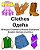 English-Serbian (Cyrillic) Clothes Bilingual Children's Picture Dictionary-.. - Imagem 1