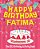 Happy Birthday Fatima - The Big Birthday Activity Book: Personalized Children's Activity Book-.. - Imagem 1