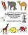 English-Khmer/Cambodian Bilingual Children's Picture Dictionary Of Animals-.. - Imagem 1