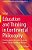 Education And Thinking In Continental Philosophy: Thinking Against The Current In Adorno, Arendt, Deleuze, Derrida And Rancière-.. - Imagem 1