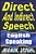 Direct And Indirect Speech: English Speaking-.. - Imagem 1
