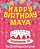 Happy Birthday Maya - The Big Birthday Activity Book: (Personalized Children's Activity Book)-.. - Imagem 1