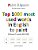 Top 1000 Most Used Words In English To Paint (Volume 7: Words 601-700)-.. - Imagem 1