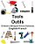 English-French Tools/Outils Children's Bilingual Picture Dictionary-.. - Imagem 1