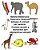 Italiano-Bielorusso Dizionario Illustrato Bilingue Di Animali Per Bambini-.. - Imagem 1