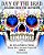Day Of The Dead Coloring Book For Grown-Ups: Dia De Los Muertos Themed Sugar Skull Coloring Pages For Adults-.. - Imagem 1