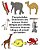 Français-Italien Dictionnaire Des Animaux Illustré Bilingue Pour Enfants Dizionario Illustrato Bilingue Di Animali Per Bambini-.. - Imagem 1