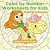 Color By Number Worksheets For Kids - Math Workbooks Children's Math Books-.. - Imagem 1