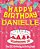 Happy Birthday Danielle - The Big Birthday Activity Book: Personalized Children's Activity Book-.. - Imagem 1