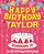Happy Birthday Taylor - The Big Birthday Activity Book: (Personalized Children's Activity Book)-.. - Imagem 1