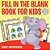 Fill In The Blank Book For Kids Grade 1 Edition-.. - Imagem 1