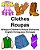 English-Portuguese (Portugal) Clothes/Roupas Bilingual Children's Picture Dictionary-.. - Imagem 1