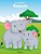 Livre De Coloriage Éléphants 2-.. - Imagem 1