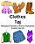 English-Danish Clothes/Tøj Bilingual Children's Picture Dictionary Tosproget Børnebilledordbog-.. - Imagem 1