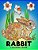 Rabbit Coloring Book: Animal Stress-Relief Coloring Book For Adults And Grown-Ups-.. - Imagem 1