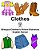 English-Korean Clothes Bilingual Children's Picture Dictionary-.. - Imagem 1