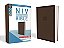 Niv, Value Thinline Bible, Large Print, Imitation Leather, Brown-.. - Imagem 1