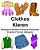 English-Flemish (Belgian) Clothes/Kleren Bilingual Children's Picture Dictionary-.. - Imagem 1