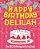 Happy Birthday Delilah - The Big Birthday Activity Book: (Personalized Children's Activity Book)-.. - Imagem 1