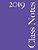 Class Notes 2019: Plum Cover, 108 Pages, Narrow Rule-.. - Imagem 1