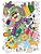 Animals And Peace - A Book Designed For Coloring-.. - Imagem 1