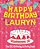 Happy Birthday Lauryn - The Big Birthday Activity Book: (Personalized Children's Activity Book)-.. - Imagem 1