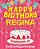Happy Birthday Regina - The Big Birthday Activity Book: Personalized Children's Activity Book-.. - Imagem 1