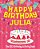 Happy Birthday Julia - The Big Birthday Activity Book: (Personalized Children's Activity Book)-.. - Imagem 1
