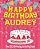 Happy Birthday Audrey - The Big Birthday Activity Book: (Personalized Children's Activity Book)-.. - Imagem 1